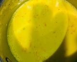 A picture of step 2 of Kachi haldi doodh.