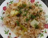 A picture of step 7 of Sabudana khichdi.