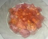 Foto langkah ke 2 dari resep Salad Jelly Sederhana.