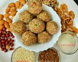 A picture of step 1 of Nuts and Seeds Laddu.