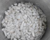 A picture of step 2 of China grass coconut pudding.