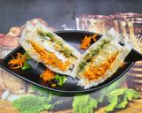 A picture of step 4 of Tri - Colour Sandwich.