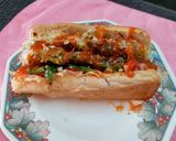 A picture of step 6 of Chicken Subway Sandwich.