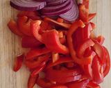 A picture of step 1 of Enchilada Lasagne.