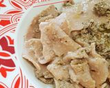 Foto del passaggio 7 della ricetta Pappardelle XXL integrali e vegane con crema di "trulle"