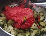 Doodhi alu sabji in garlic green masala gravy!! recipe step 4 photo