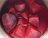 A picture of step 2 of Chickpeas Beetroot Potato Devil.