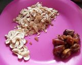 A picture of step 1 of Dry Fruits Ravioli with Strawberry sauce.