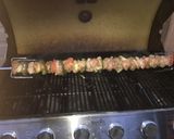A picture of step 4 of Whiskey pork kebab.