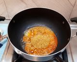 A picture of step 2 of Pav bhaji fondue.