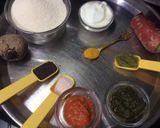 A picture of step 1 of Heart shape spicy upma.