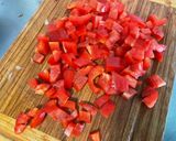 Une image de l'étape 9 de Saumon sauvage farci aux tomates et poivron rouge.
