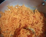 A picture of step 2 of Gajrela (Gajar ka Halwa).