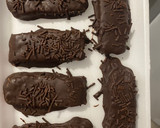 Foto del paso 6 de la receta: Barritas de coco bañadas en chocolate 🍫 🥥