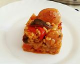 Foto del paso 6 de la receta Arroz de butifarra y setas