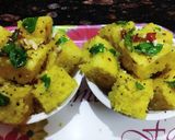 बेसन और सूजी का ढोकला (besan aur suji ka dhokla recipe in Hindi) रेसिपी चरण 5 फोटो