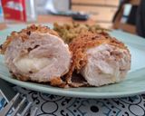 Une image de l'étape 4 de Croquette de poulet et mozza.