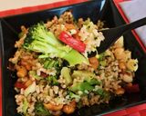 Foto del paso 3 de la receta Arroz integral con potón y brócoli