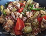 Foto del paso 5 de la receta: Arroz con conejo, pollo y verduras
