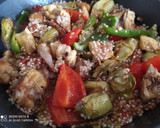Foto del paso 5 de la receta: Arroz con conejo, pollo y verduras