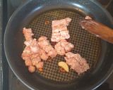 A picture of step 2 of Pasta with broccoli and sausage.