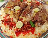 A picture of step 9 of Arabic Mutton Mandi.