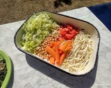 Foto del paso 4 de la receta: Tortilla de espinaca con pollo