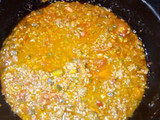 Arroz con tuco y salsa de tomates
