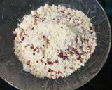 A picture of step 1 of Cutting chai & bread pakoda with left over sabji.