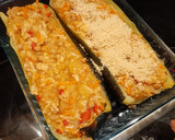 Foto del paso 6 de la receta: Barcos de calabacín (calabacín relleno)