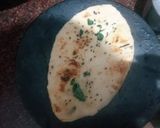 A picture of step 30 of Spinach rice wth potato kofta curry and Naan.