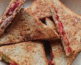 A picture of step 3 of Veg mayonnaise in vegetable sandwich.
