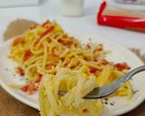Foto langkah ke 5 dari resep Spaghetti Carbonara Ekonomis.