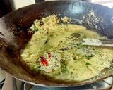कैप्सिकम उपमा विथ पीनट चटनी इन आयरन कड़ाही रेसिपी चरण 4 फोटो
