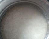 A picture of step 1 of Rice kheer.
