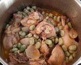 Foto del paso 6 de la receta: Pollo con habas al verdejo