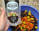 Foto del paso 1 de la receta: Hamburguesas de porotos negros y aceitunas 🫒