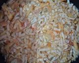 Foto del paso 3 de la receta: Tortilla de papas y fideos a la pizza!👌