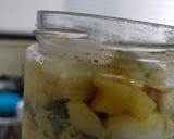 A picture of step 2 of Apple fig and walnuts(health is wealth jar).