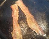 A picture of step 1 of New York Deli Bacon, Egg, and Cheese.