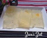 A picture of step 3 of Coconut Water Panna Cotta with Saffron.