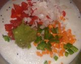 A picture of step 3 of Vegetable Paniyaram.
