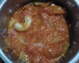 A picture of step 2 of Paneer makhanwala.