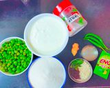 A picture of step 1 of Green peas idli.