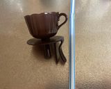 A picture of step 1 of 2 color separated Milk Tea.