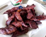 A picture of step 5 of Deep fried beef.