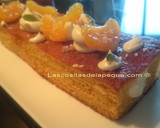 Foto del paso 9 de la receta: Bizcocho de naranja relleno de crema de chocolate blanco y yogur