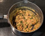 A picture of step 13 of Masoor Dal Bharta Bengali style.