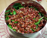 Foto del paso 4 de la receta: Ensalada de bayas de Goji con mandarina y espinaca!