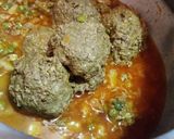 A picture of step 14 of Sohanjna alu matar(Indian horseradish with potato and peas).